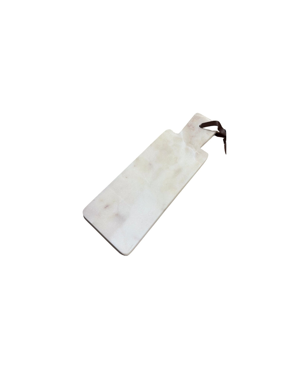 Plank Rectangle Marble White Small