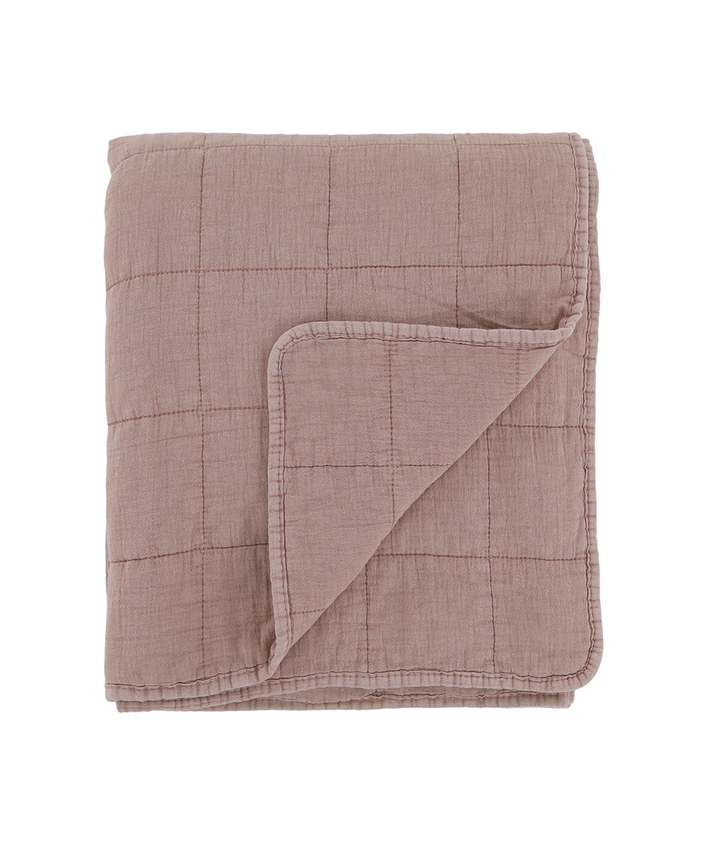 Aix Vintage Quilt, L180/W130 cm taupe