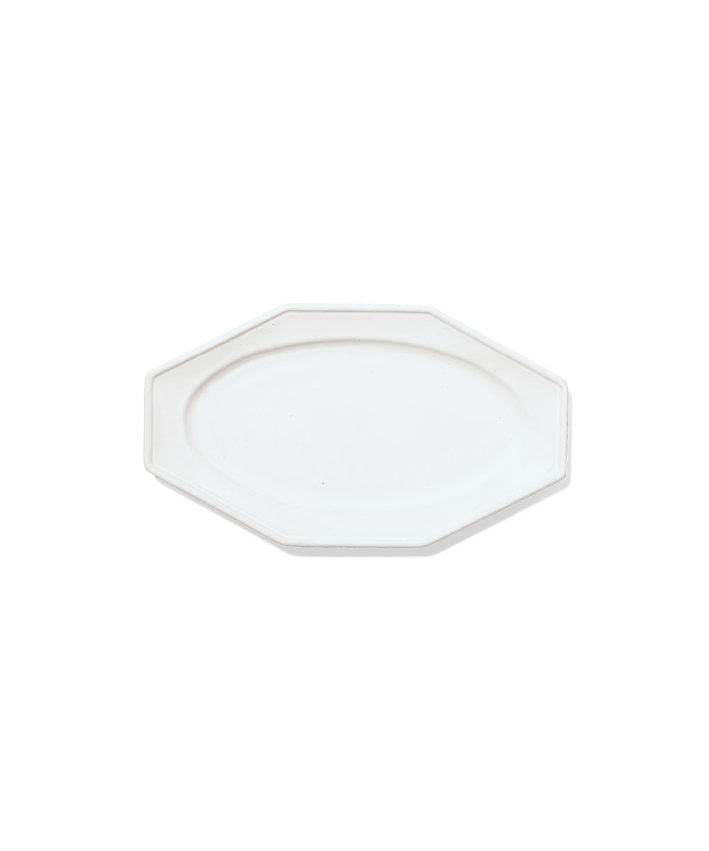 Traiteur Plate L Octagonal White (25 x 14 x 2.5 cm)