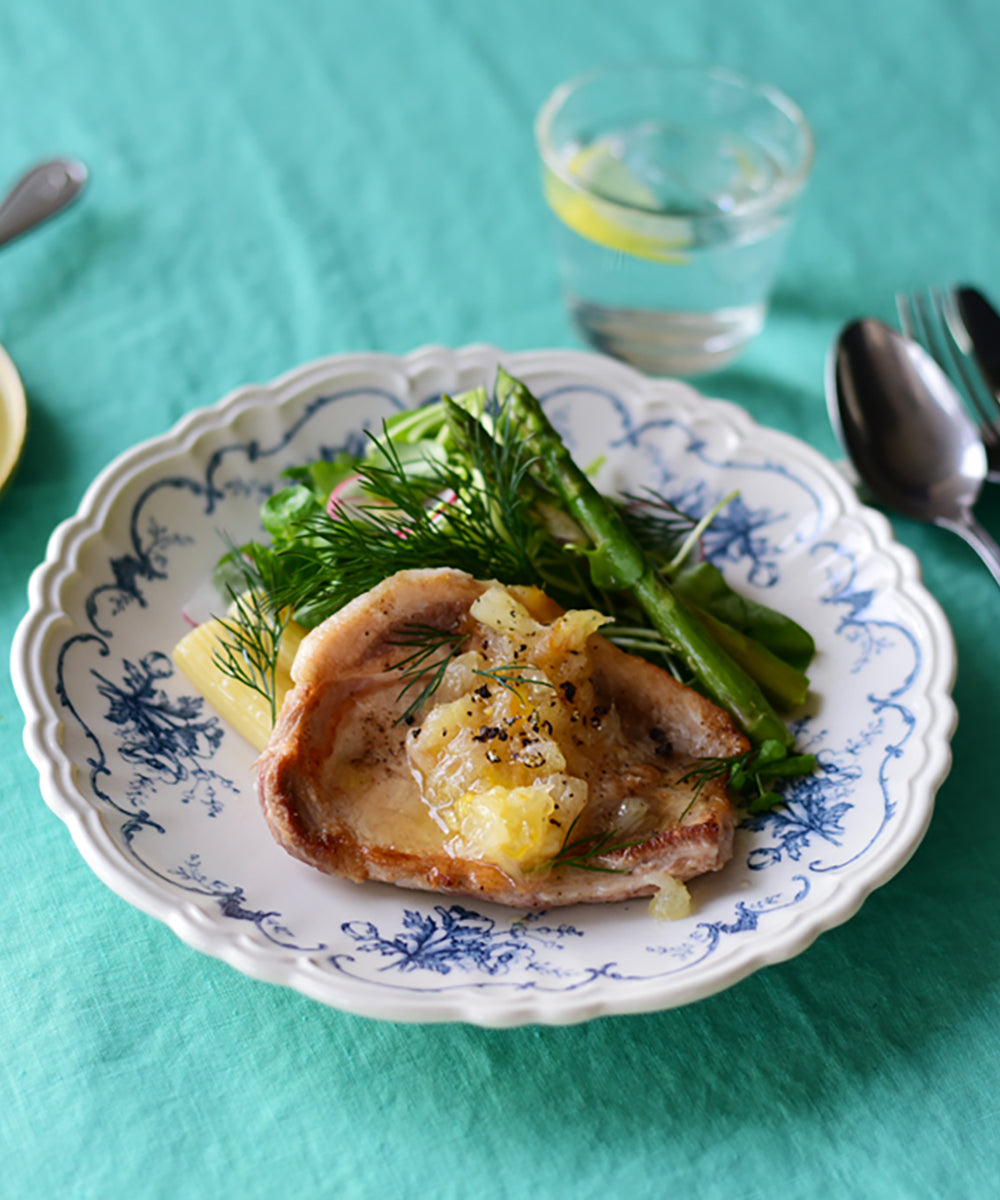 Moment 240 Porcelain Plate Blue (24 x 24 x 3 cm)