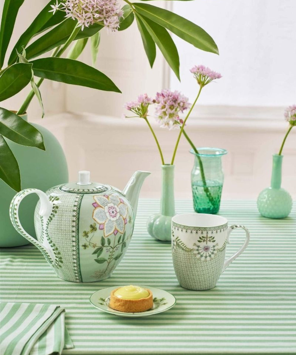 PIP Studio | Home | Mug Large Lily&Lotus Tiles Light Green 350ml