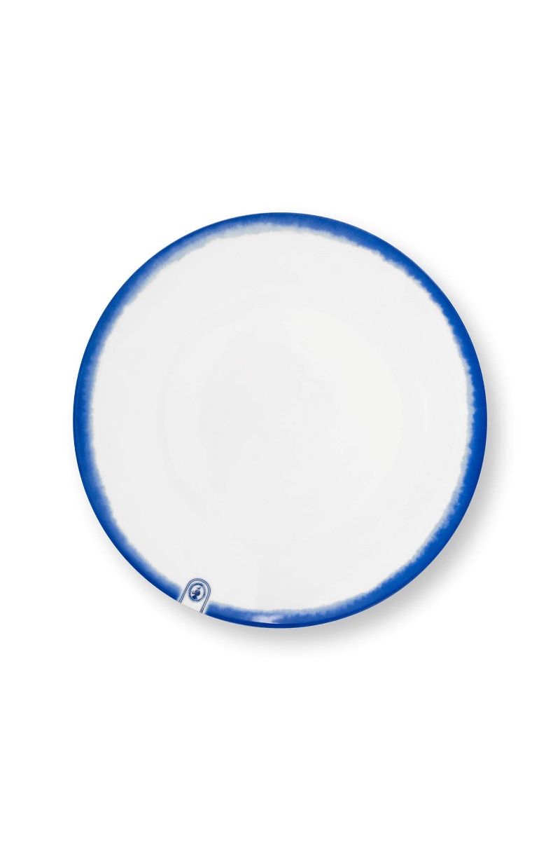 Plate Pip & The Blue Bird Tie-Dye White 30cm