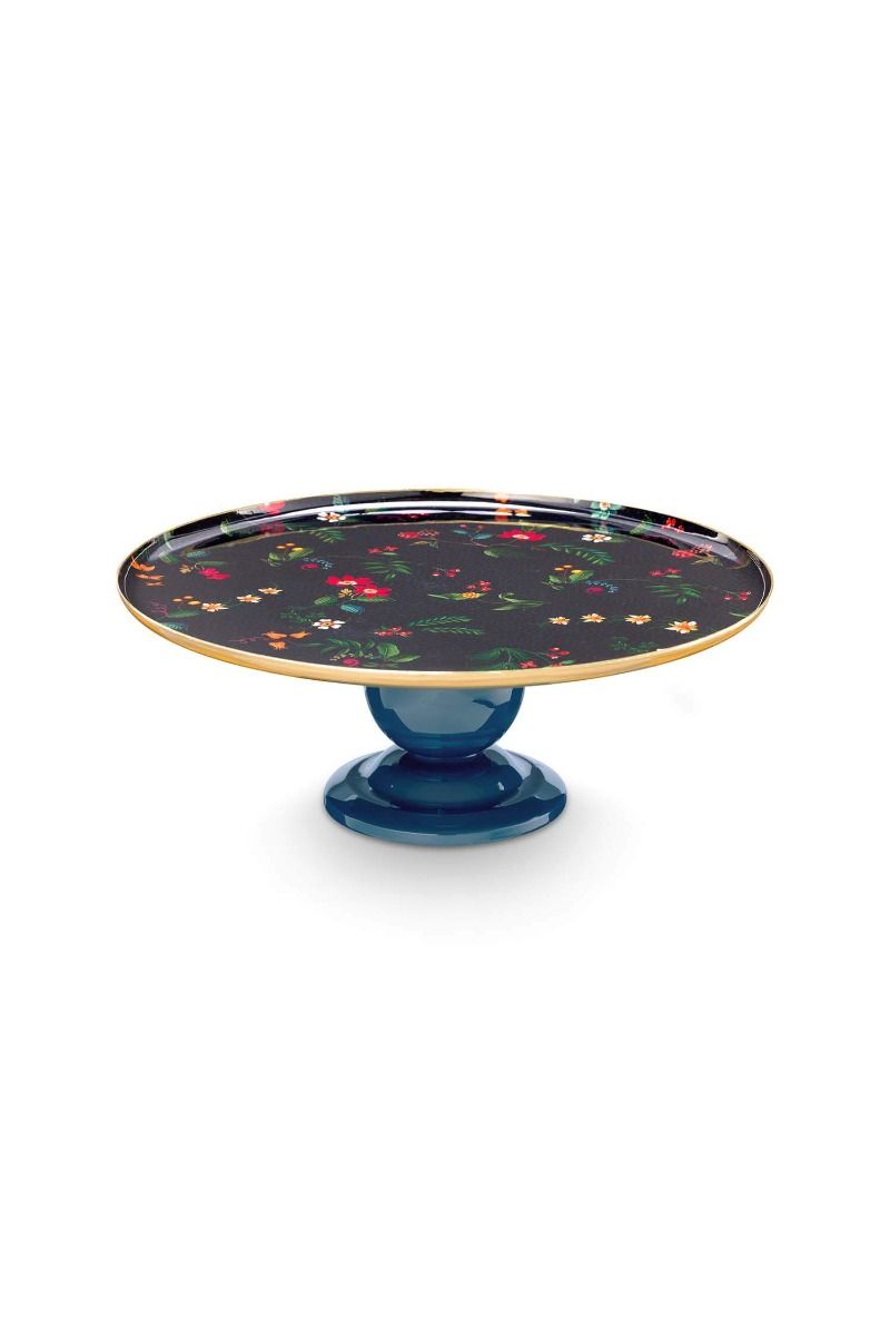 Tray Metal Sphere Berry Blues Blue 32 X 12.5 cm