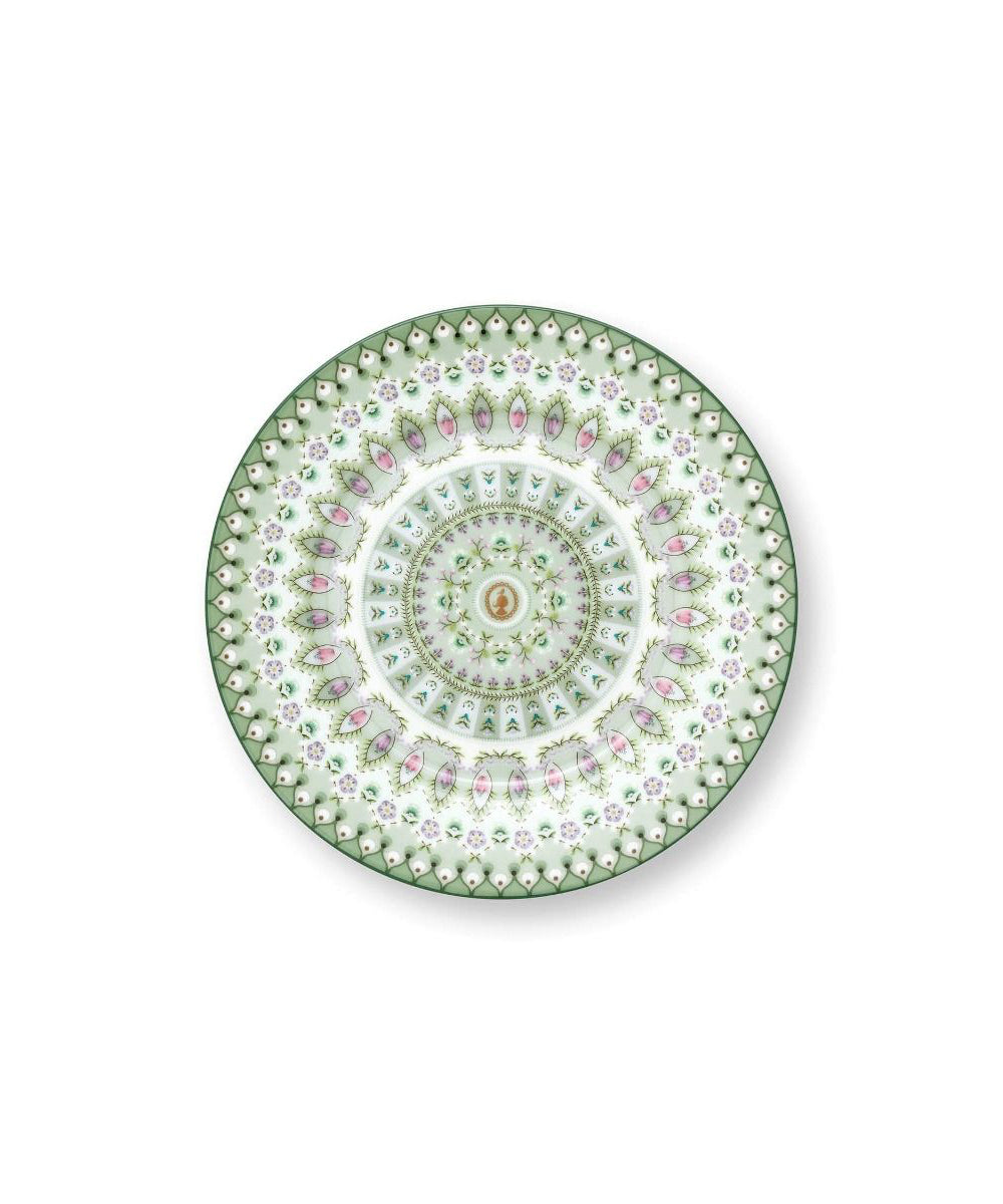 Plate Lily & Lotus Moon Delight Light Green (17 cm)