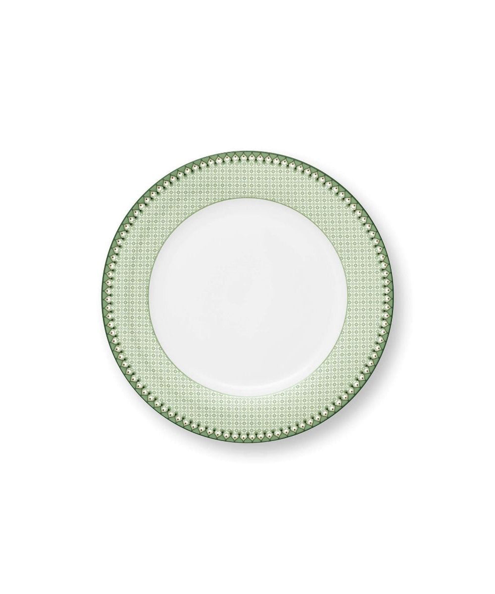 Plate Lily & Lotus Tiles Light Green 26.5Cm