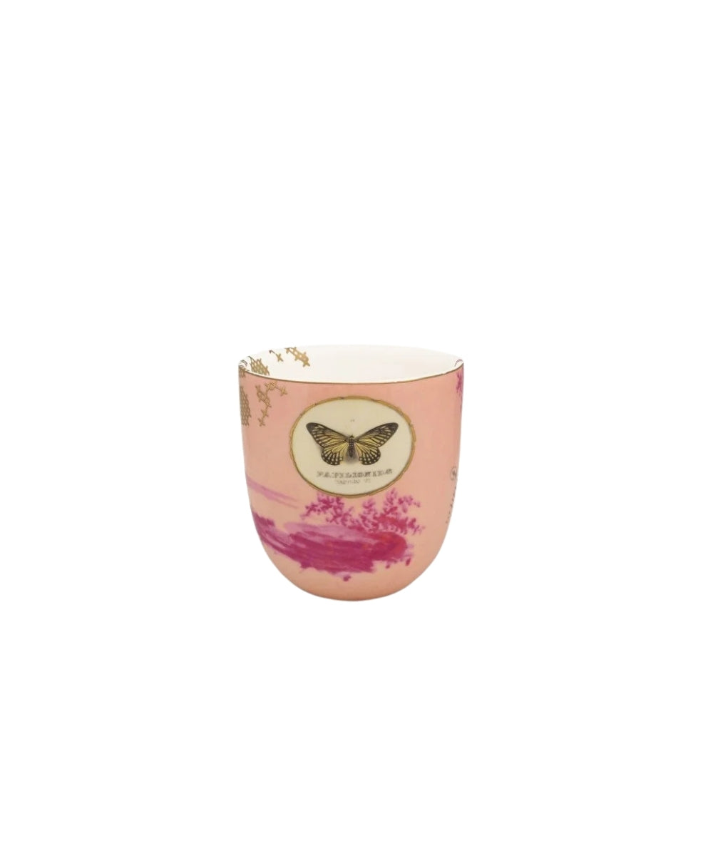 Mug Large Without Ear Heritage Painted Pink (300 ml)