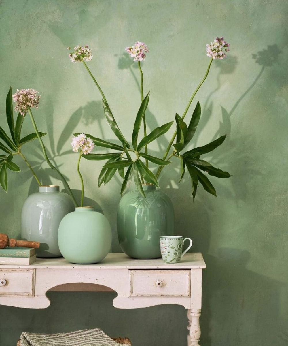 Vase Metal Green (32 cm)
