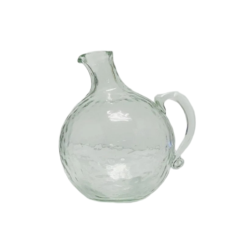 Hammered Glass Jug