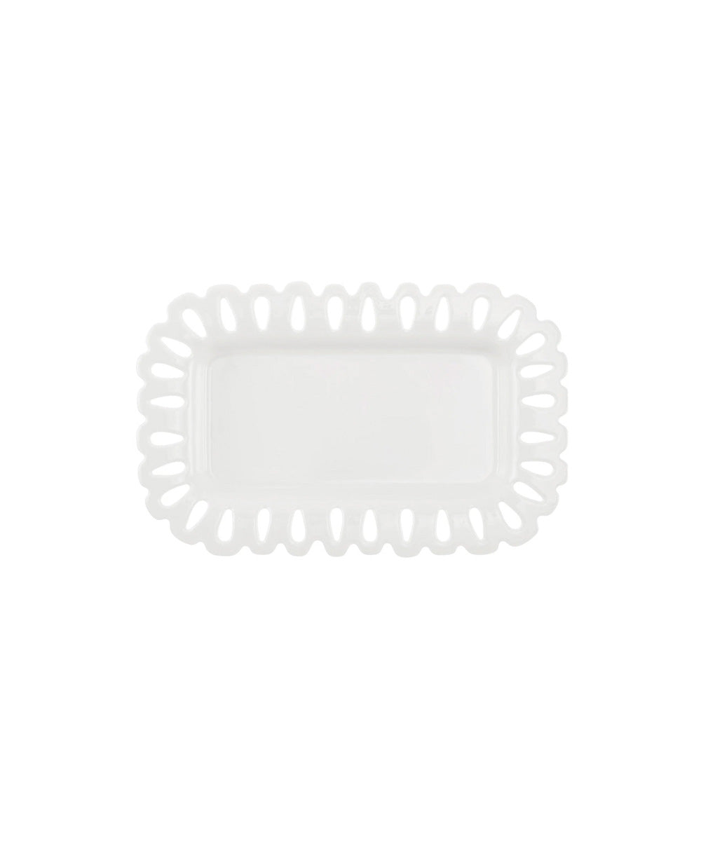 Giulietta Carved Rect Platter 20X13Cm