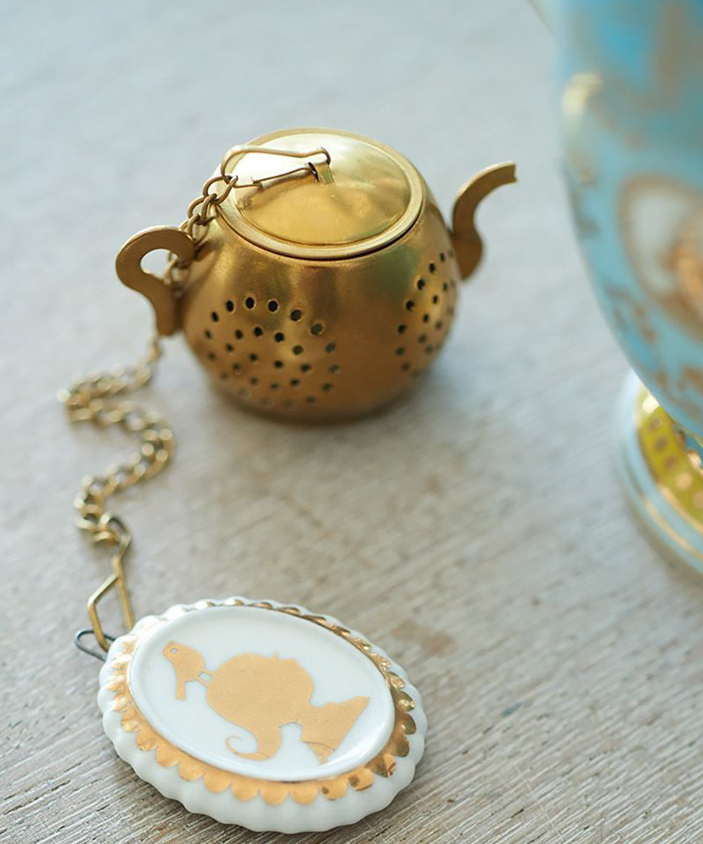 Tea Infuser Medaillon Royal White