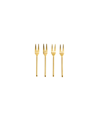 Thin Gold Small Forks