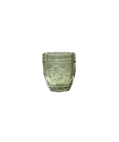 Saint-Emilion Glass w. pattern, 300 ml Olive