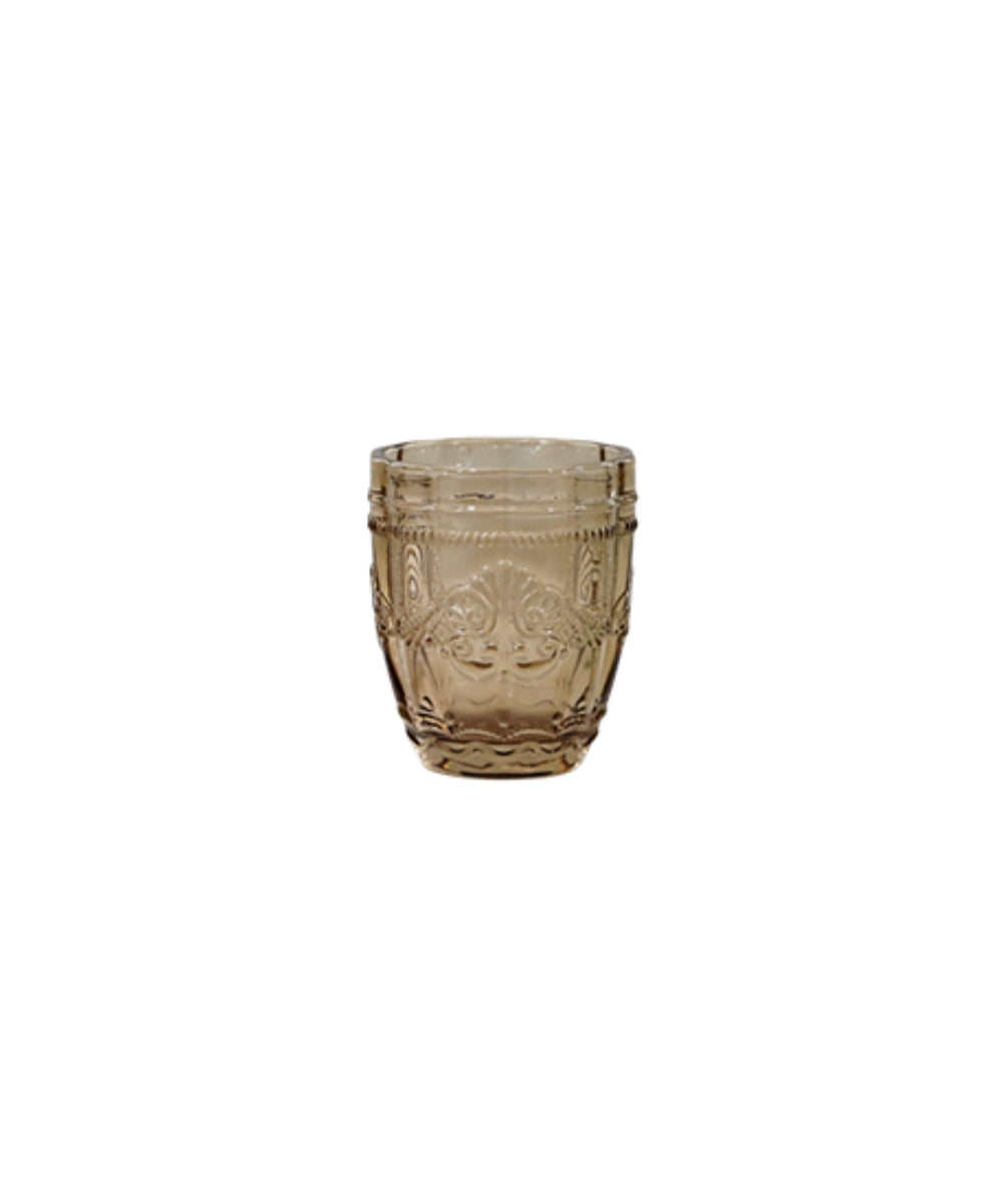 Saint-Emilion Glass w. pattern, 300 ml Amber