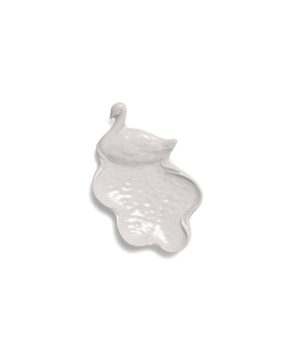 Swan Mini Plate White (13.5 x 8.5 x 3 cm)