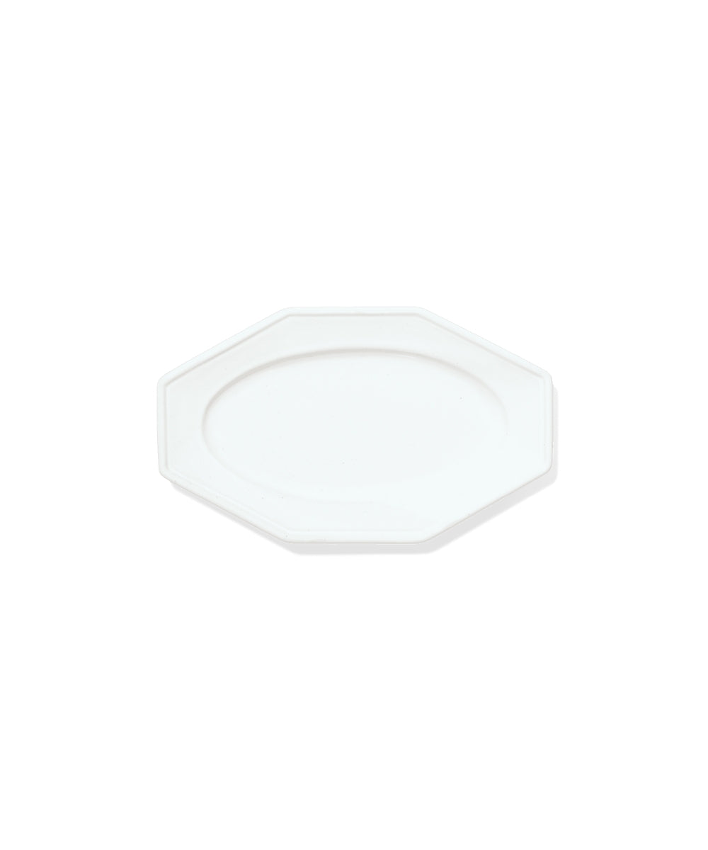 Traiteur Plate M Octagonal White (20 x 12 x 2 cm)