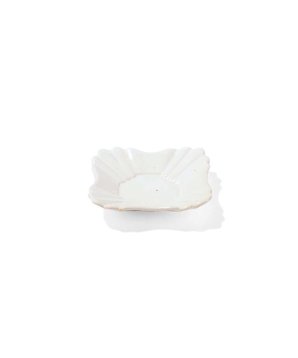 IN Saucer Flower-Shaped White (8.7 x 8.7 x 2 cm)