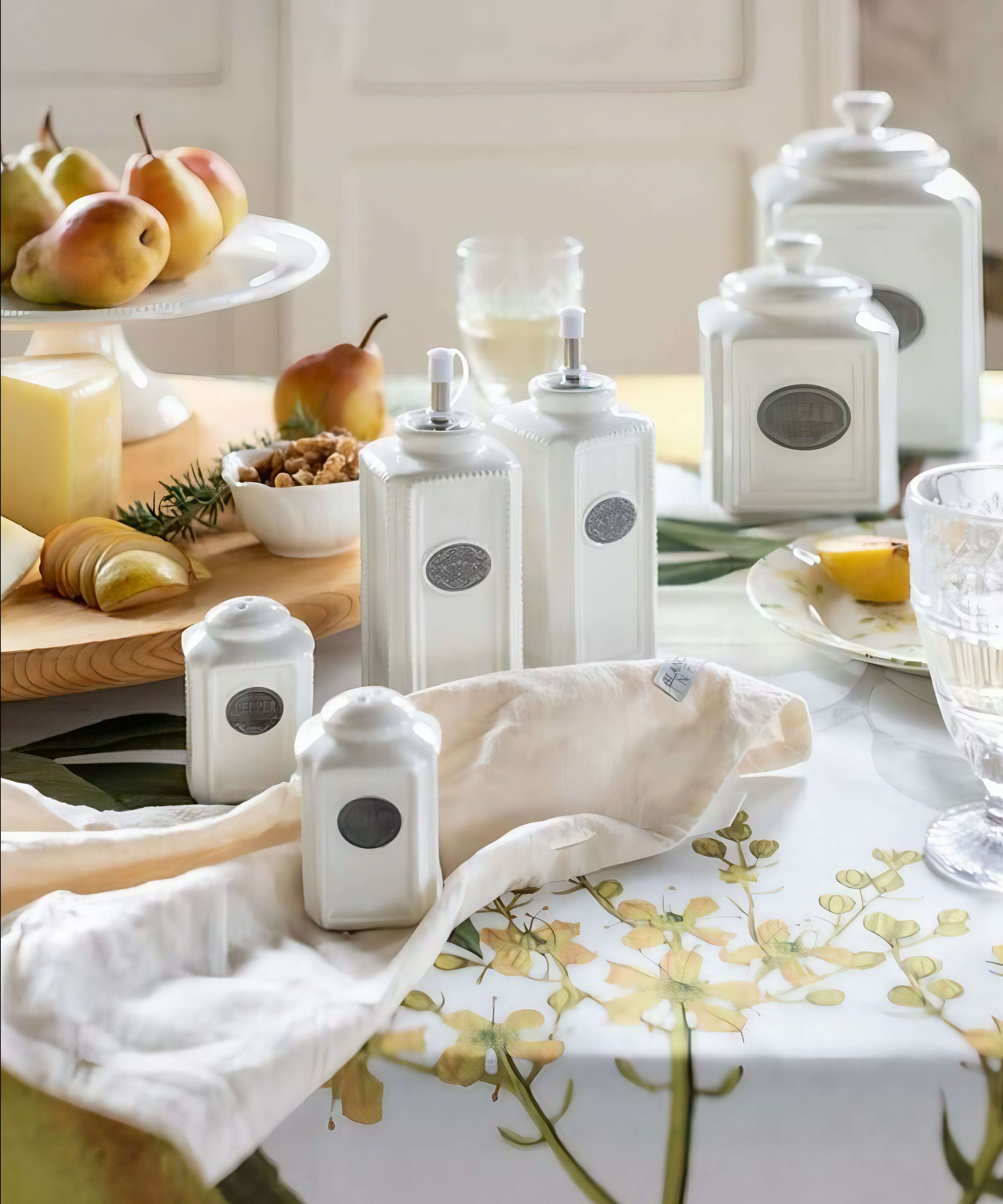 Set/4 - Oil/Vinegar+Salt+Pepper