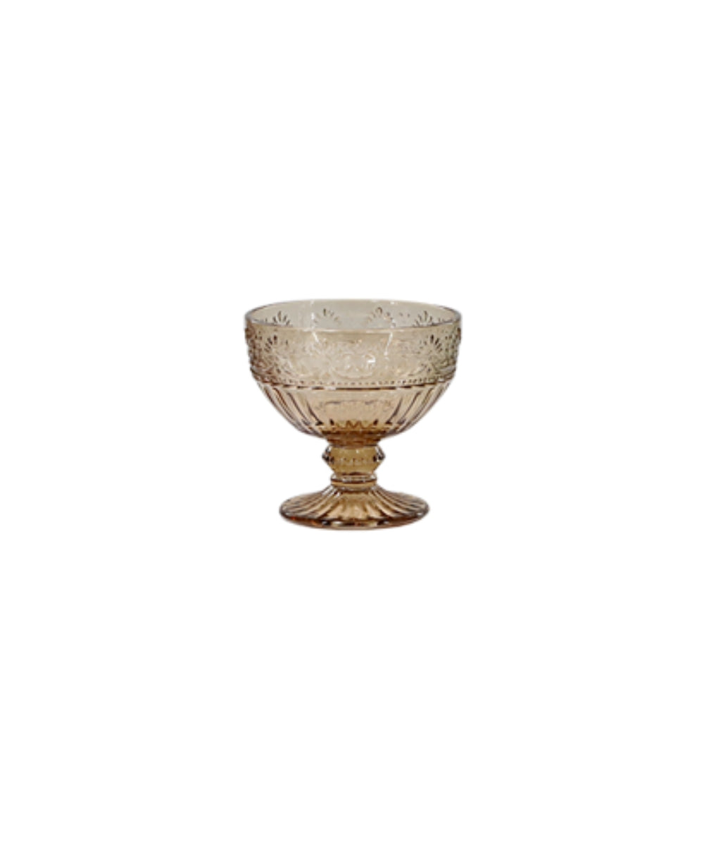 Saint-Emilion Glass w. pattern, 260 ml Amber