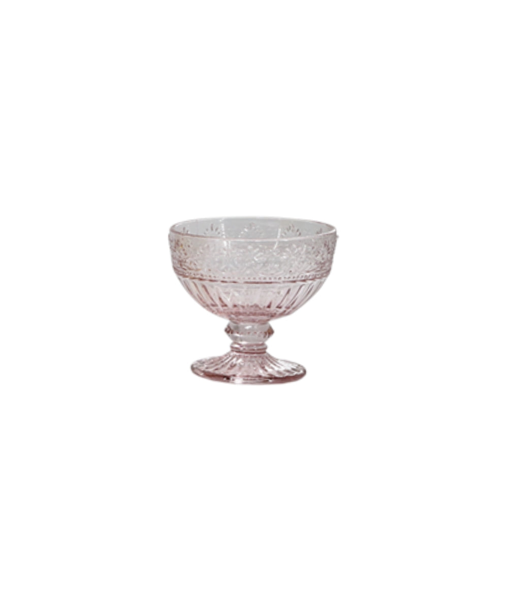 Saint-Emilion Glass w. pattern, 260 ml Taupe