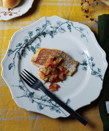 Vigne Plate L Blue (24 x 24 x 2.5 cm)