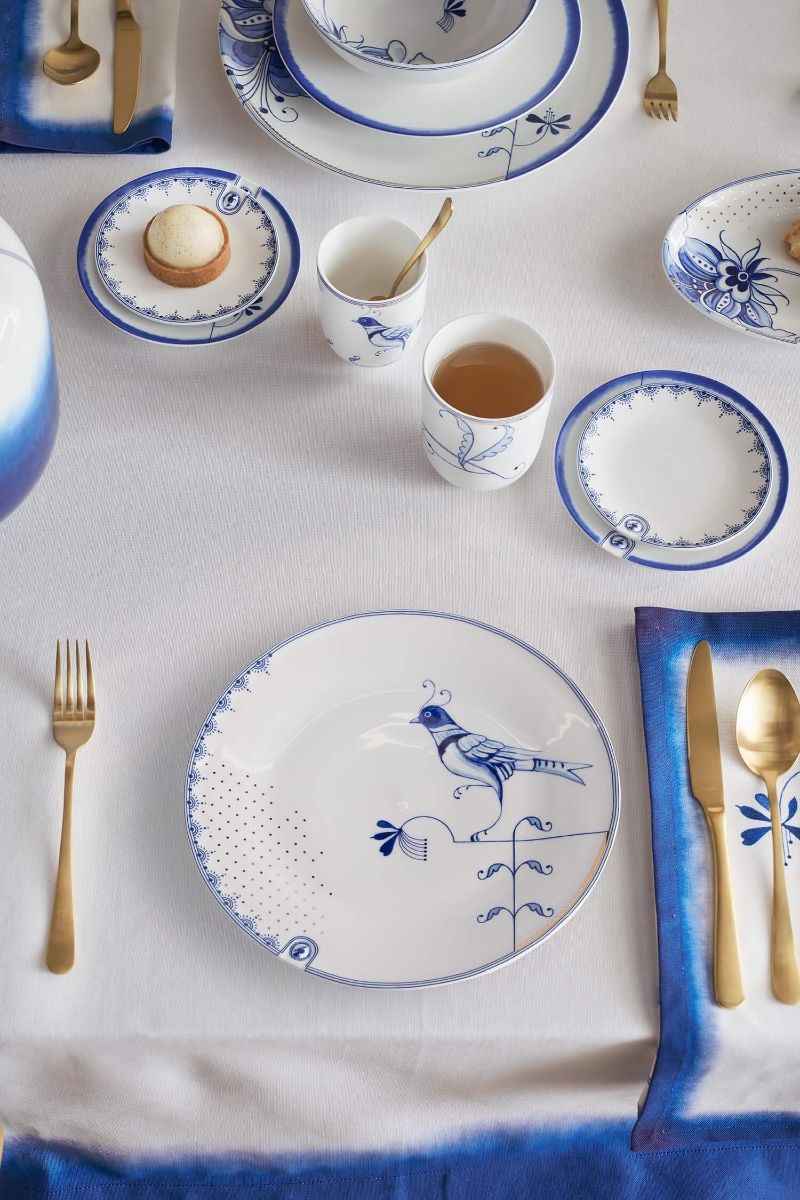 Plate Pip & The Blue Bird White 25.5cm