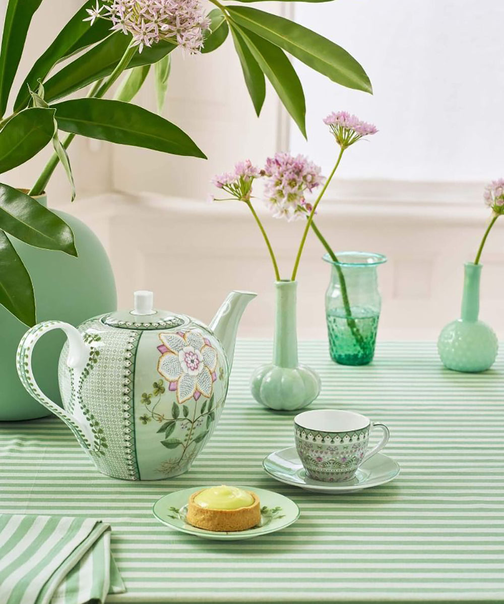 Espresso Cup and Saucer Lily&Lotus Moon Delight Light Green 120ml