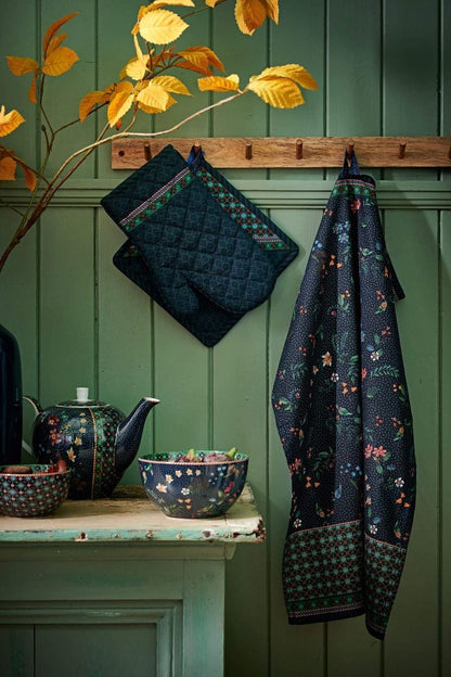 Set/2 Tea Towel Berry Blues Blue 50x70cm