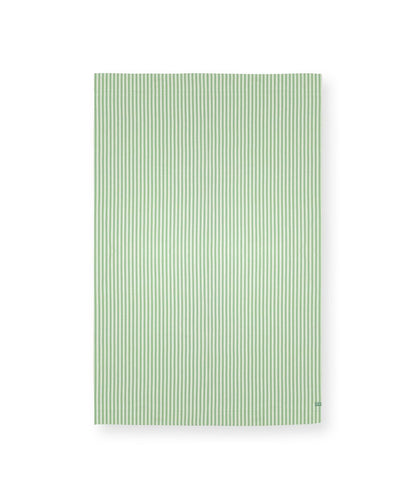 مفرش طاولة مخطط باللون الأخضر الفاتح 180×300 سم