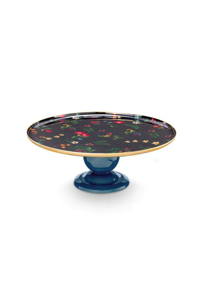 Tray Metal Sphere Berry Blues Blue 32 X 12.5 cm