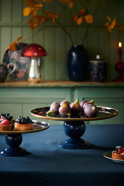 Tray Metal Sphere Berry Blues Blue 32 X 12.5 cm