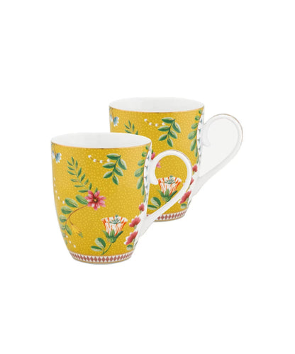 PIP Studio | Set/2 Mugs Large La Majorelle Yellow