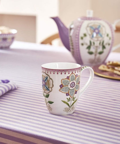 Mug Large Lily & Lotus Off White (350 ml)