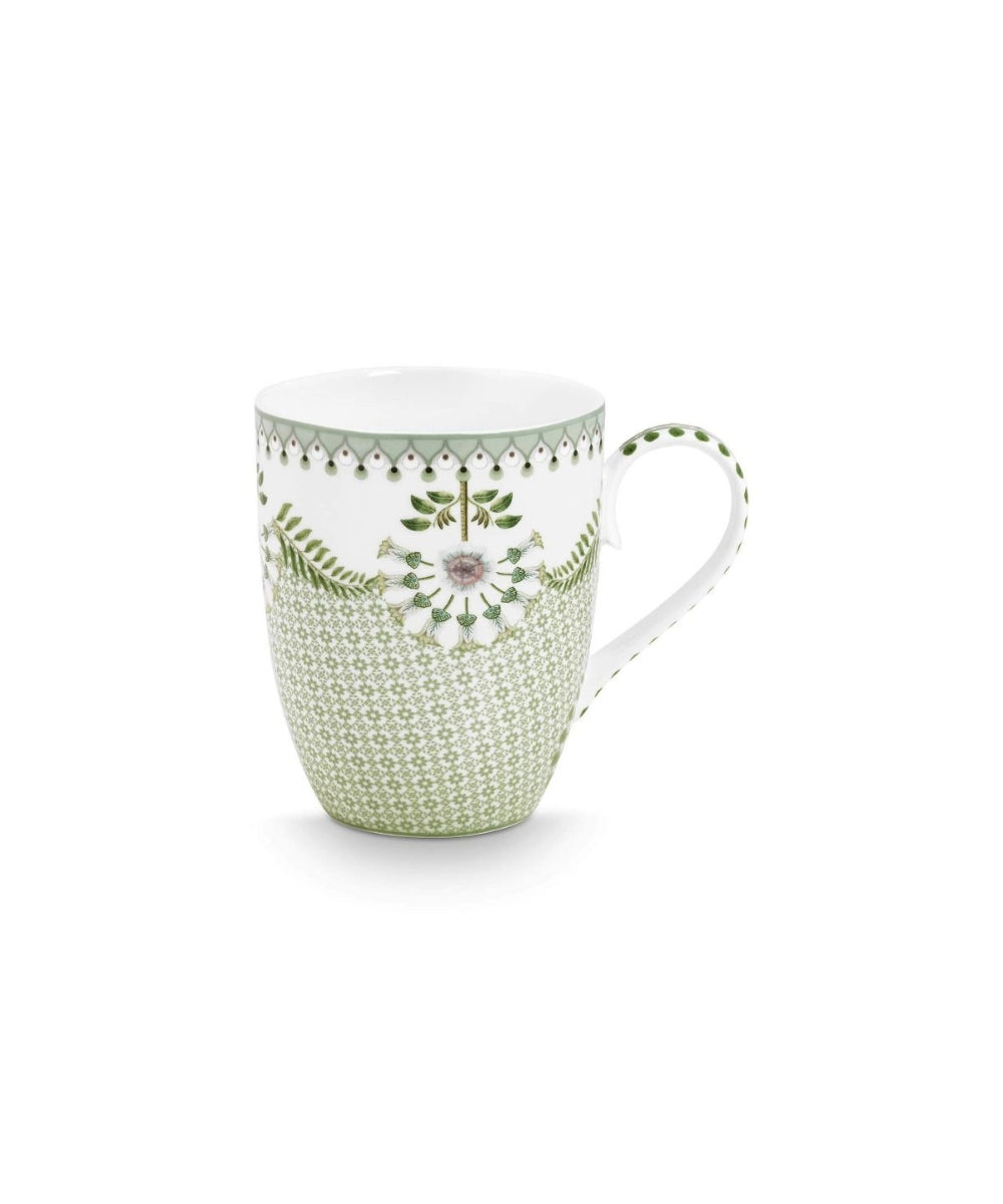 PIP Studio | Home | Mug Large Lily&Lotus Tiles Light Green 350ml