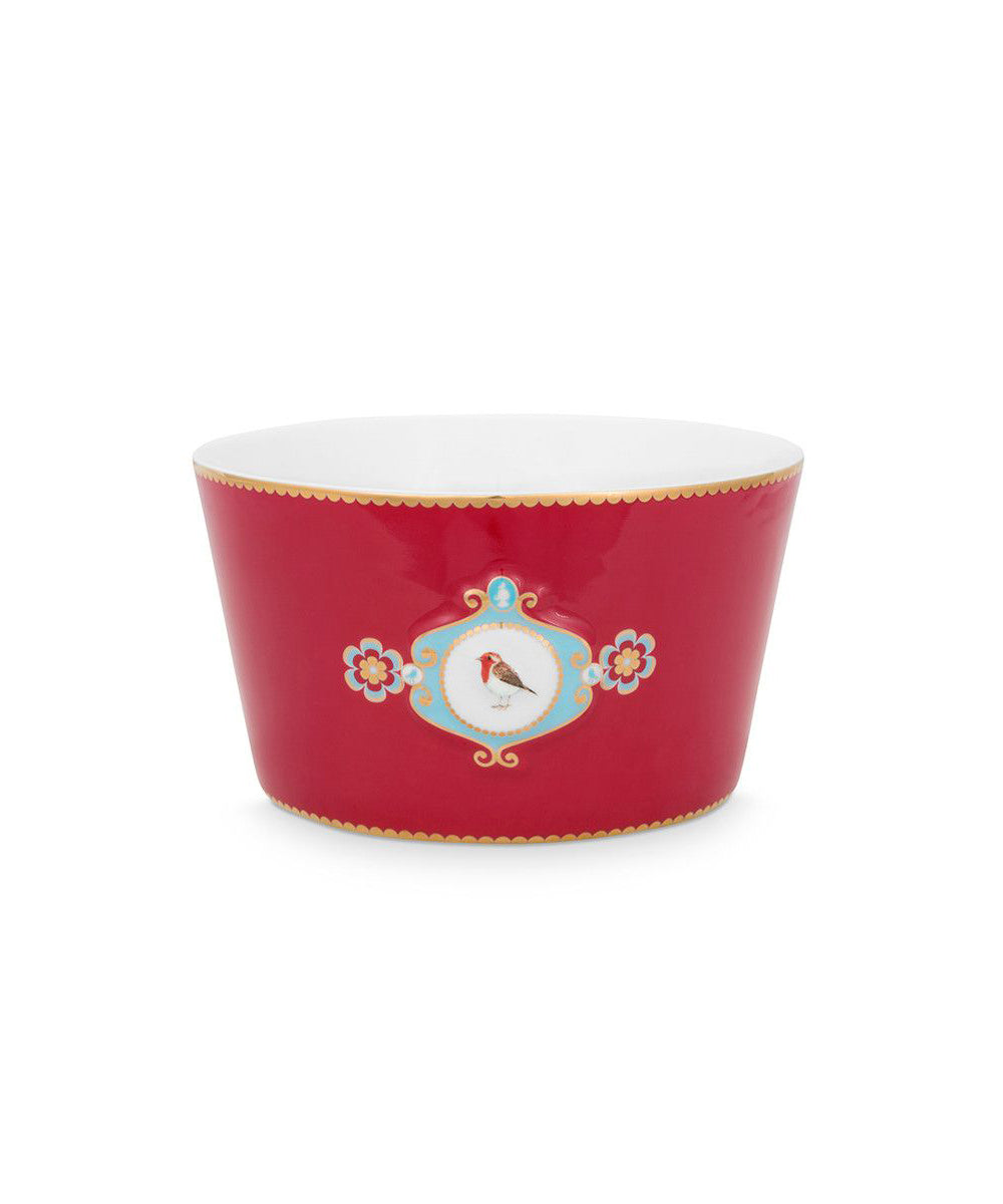 Bowl Love Birds Medallion Red 15cm