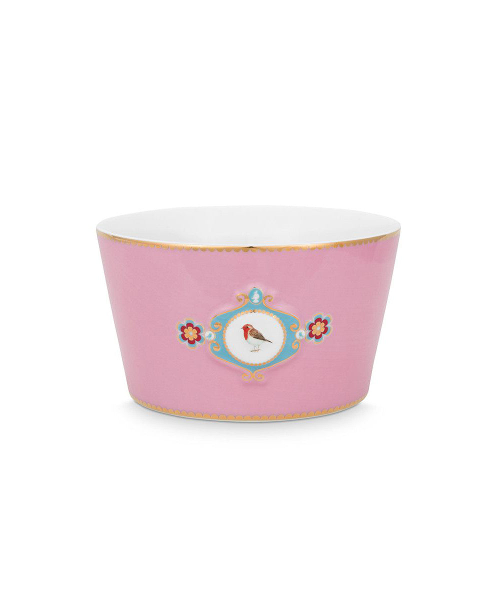 Bowl Love Birds Medallion Pink 15cm