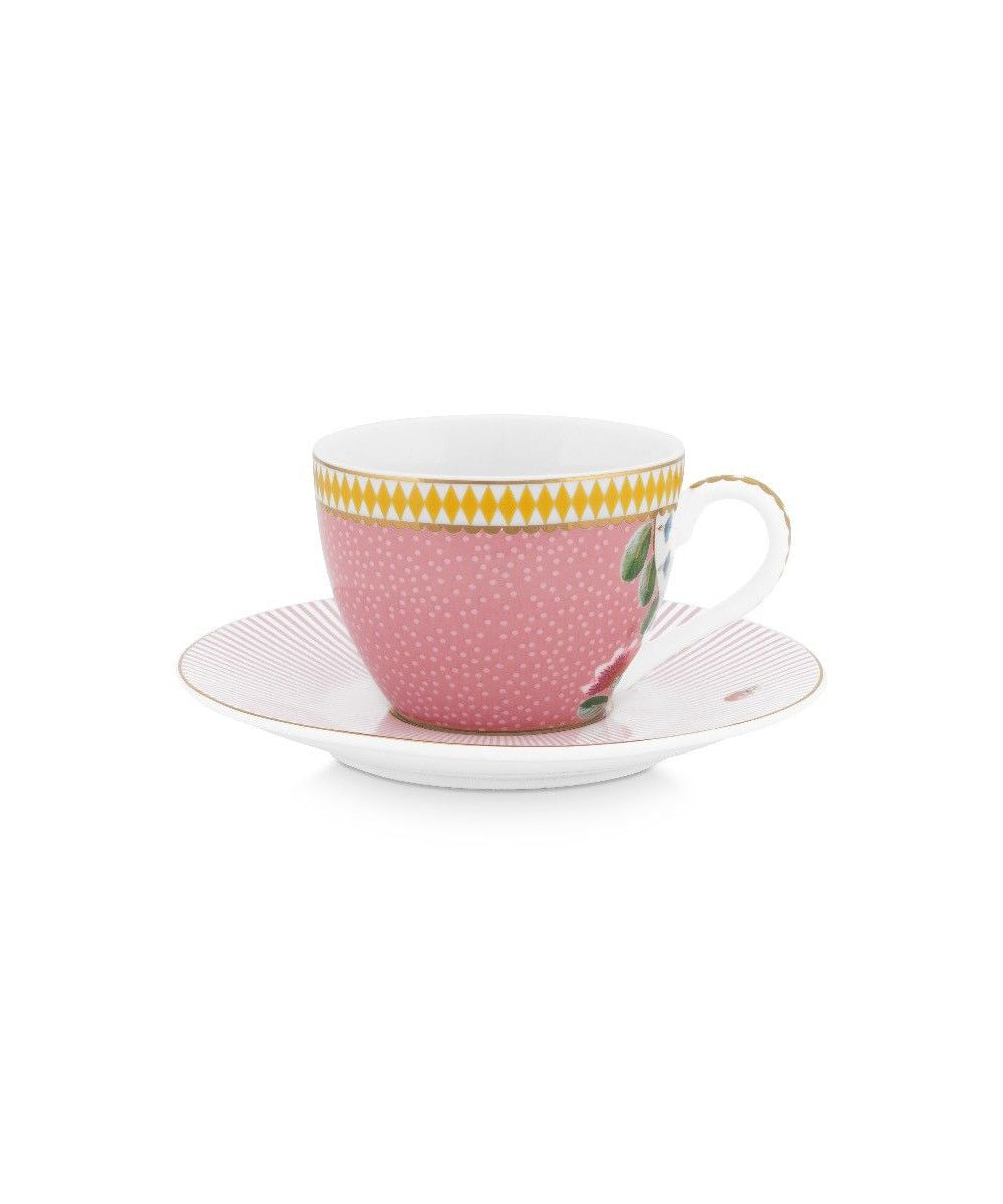Espresso Cup & Saucer La Majorelle Pink 120ml
