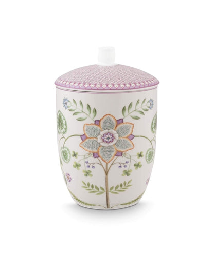 PIP Studio | Storage Jar Lily&Lotus Off White