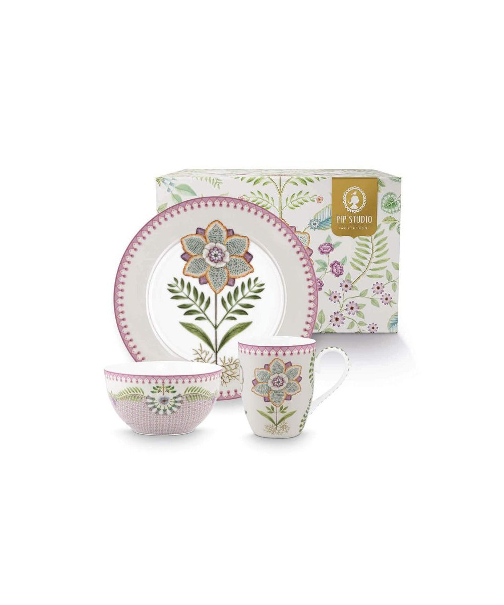 Set/3 Breakfast Set Lily&Lotus