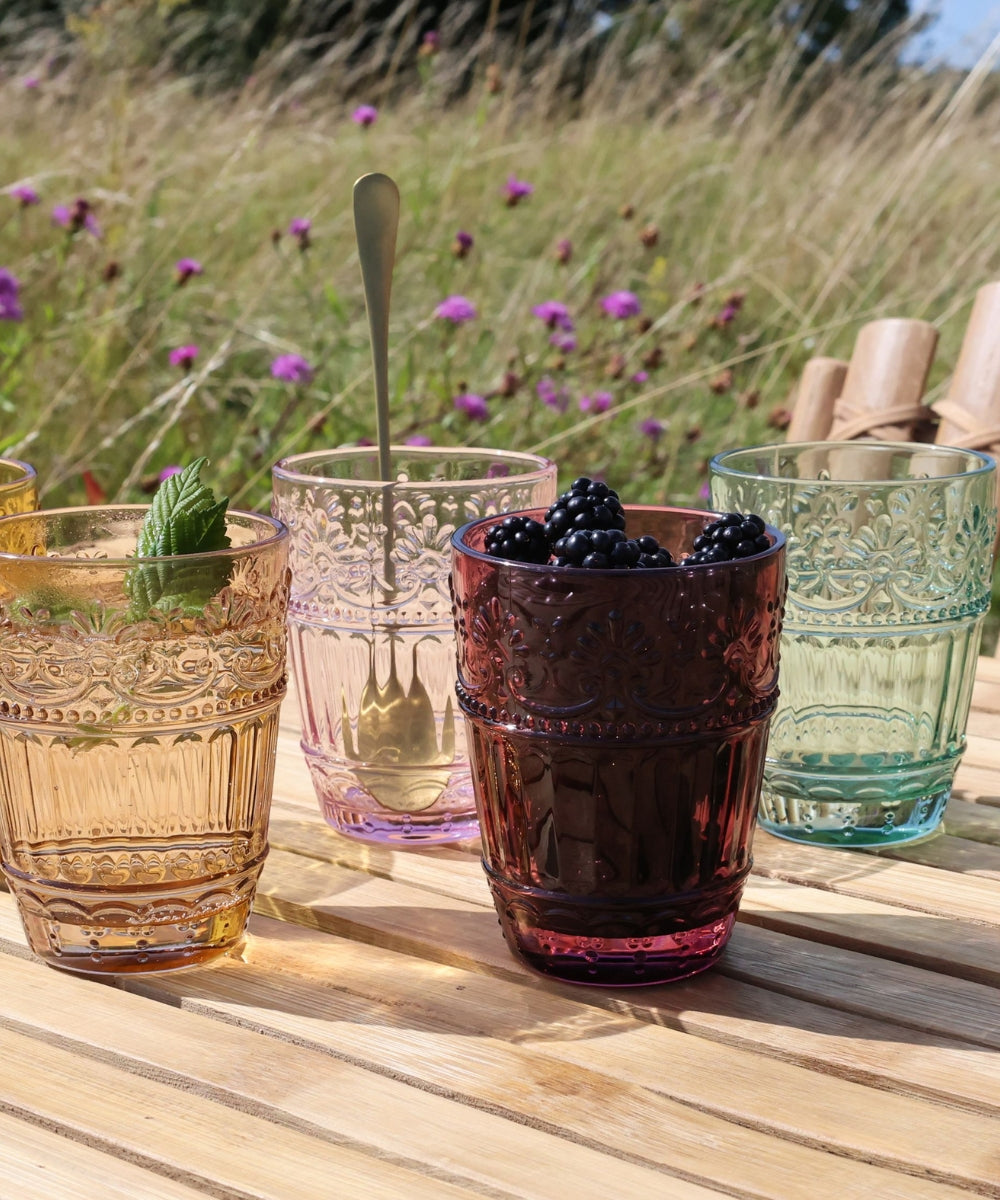 Saint-Emilion Glass w. pattern, 330 ml Honey