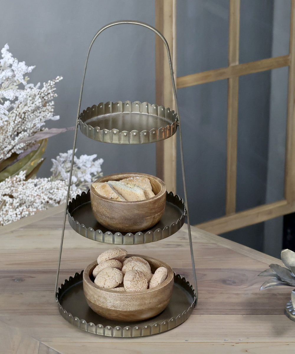 Etagere، ارتفاع 40/عمق 19 سم، نحاس عتيق