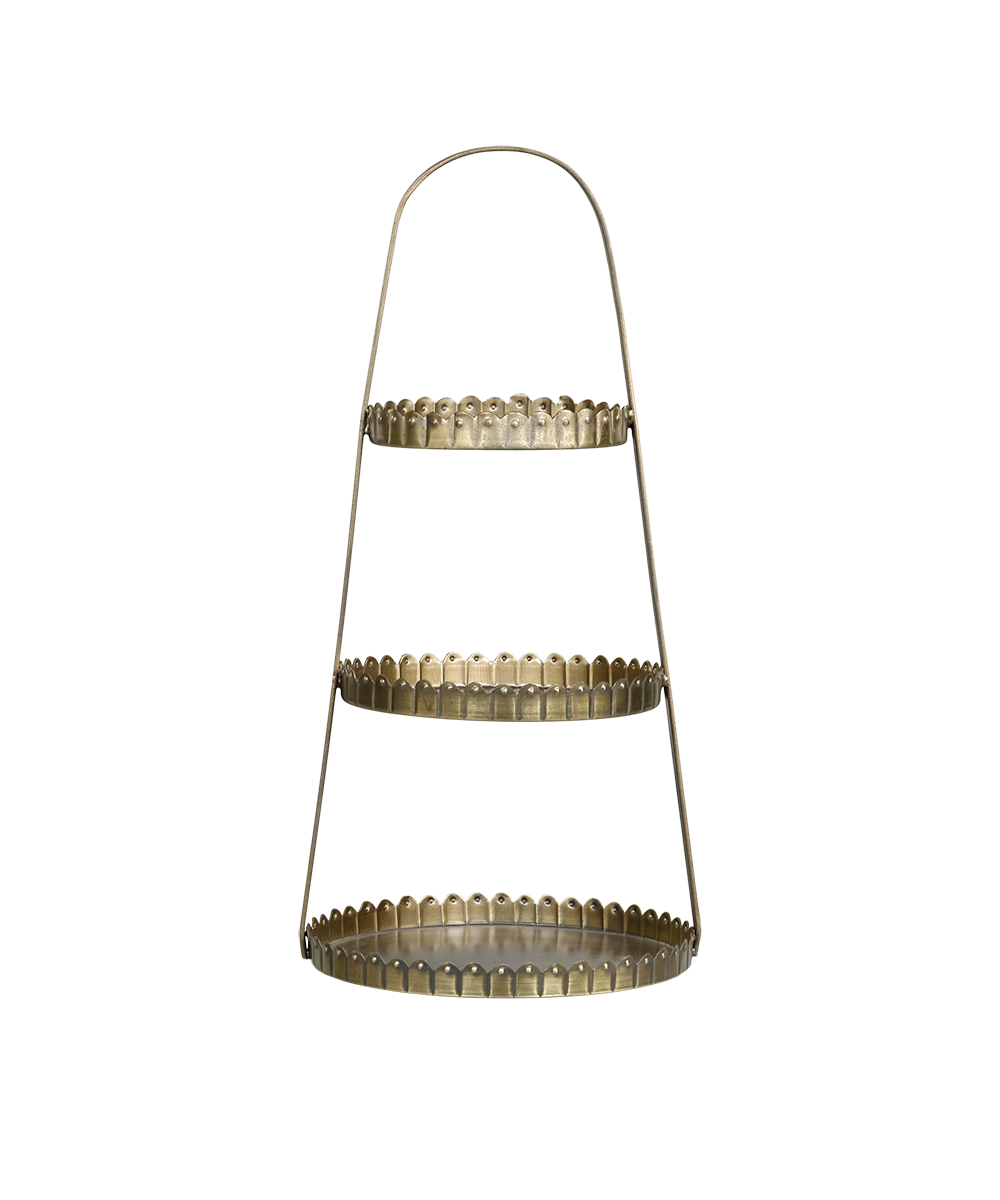 Etagere، ارتفاع 40/عمق 19 سم، نحاس عتيق