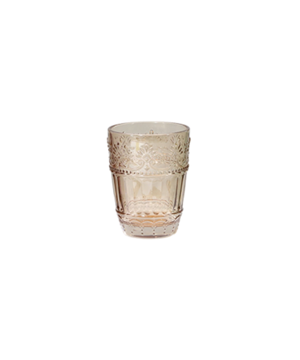 Saint-Emilion Glass w. pattern, 330 ml Amber