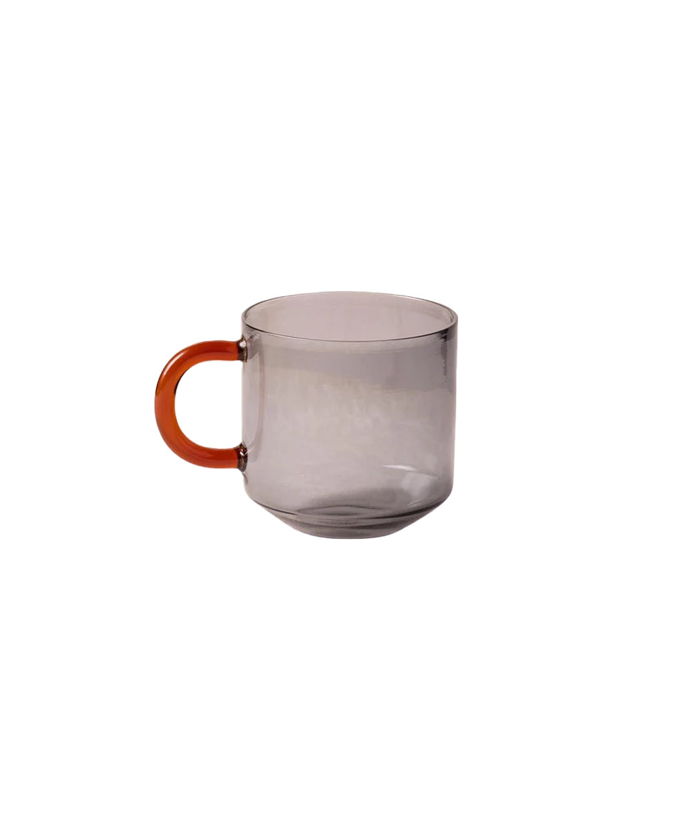 كوب زجاجي نيكو أسود (4.25 × 3.25 × 3.25 بوصة)