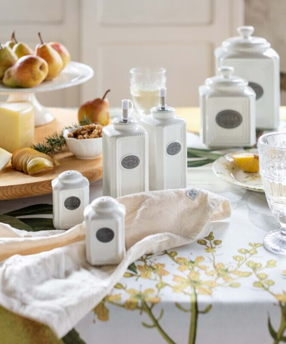 Set/4 - Oil/Vinegar+Salt+Pepper