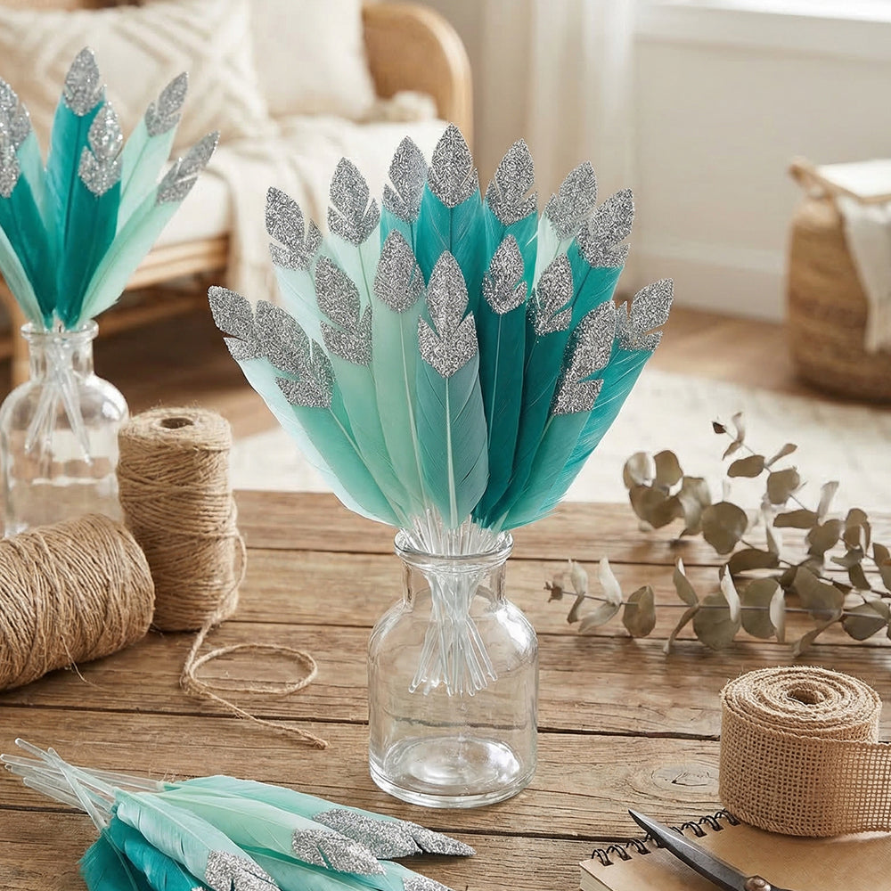 Decoration Feather Mint