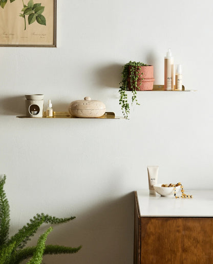 FANOE shelf S - golden finish