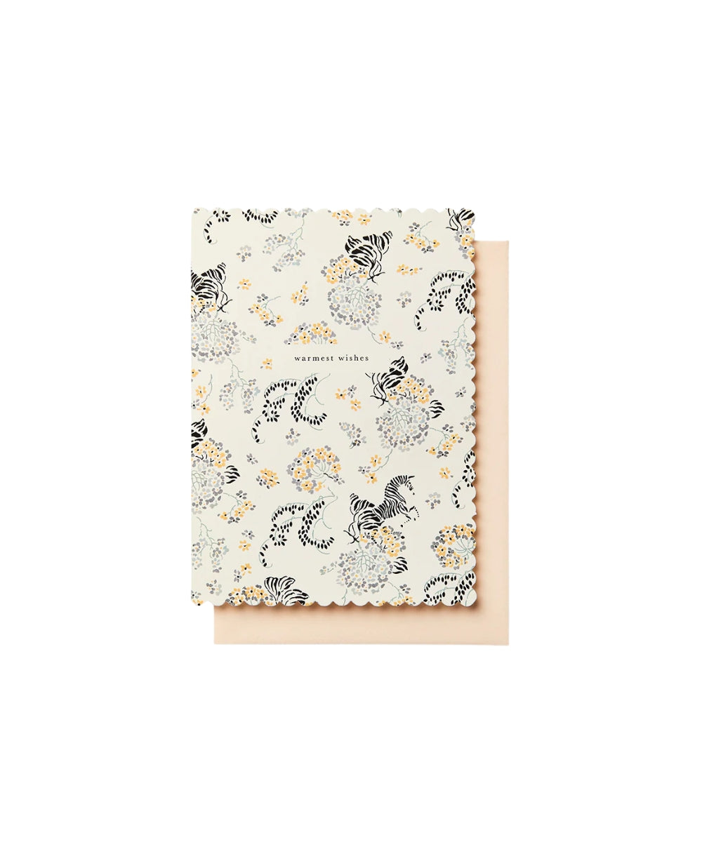 بطاقة L&amp;L Curious Zebra