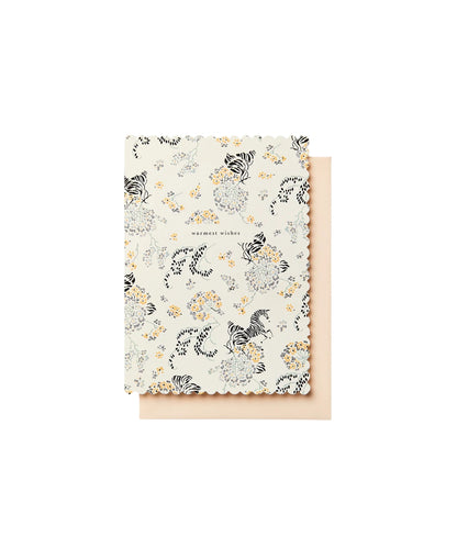 بطاقة L&amp;L Curious Zebra