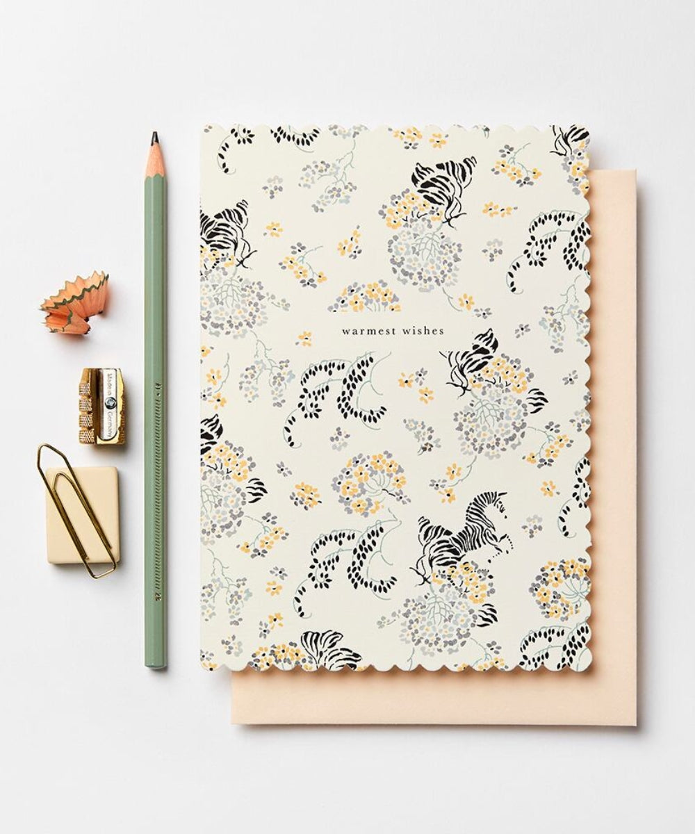 بطاقة L&amp;L Curious Zebra