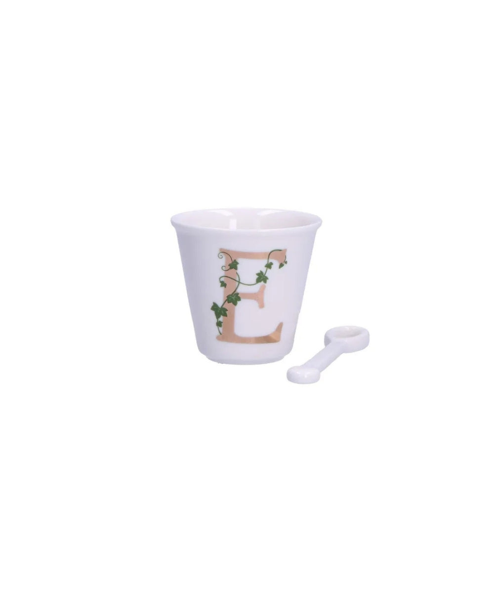 Unico Cup 'E' W/O Handle W/Spoon 75 Ccgb